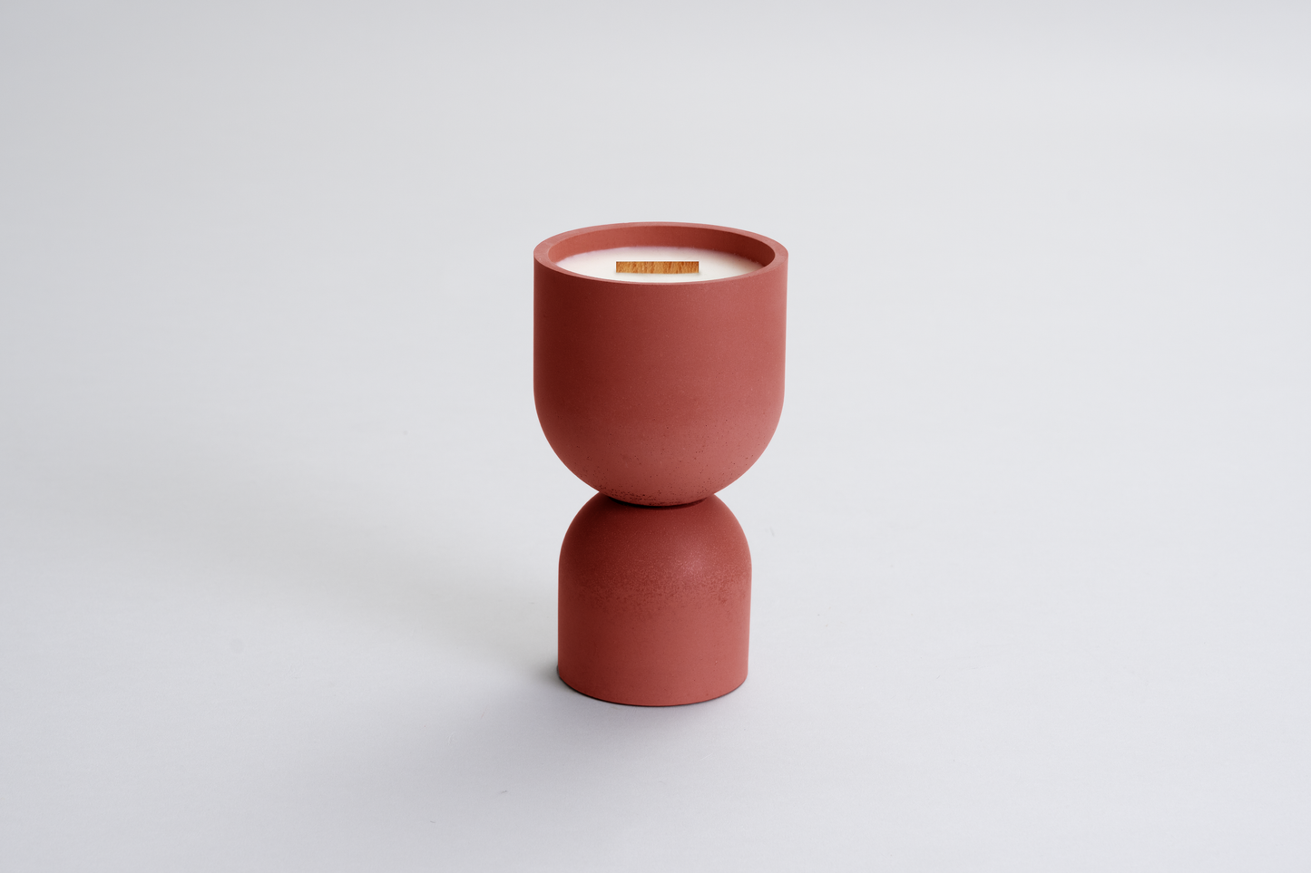 Terracotta Concrete Candle / Coppa