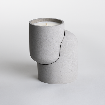 Gray Concrete Candle / Duo