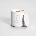 Mrs Minimal Line - Pregnant, Concrete Candle / Medio - Image 3